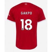 Liverpool Cody Gakpo #18 Replika Hemmatröja 2023-24 Kortärmad